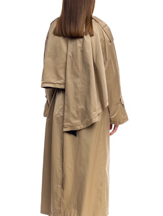 Бежевый плащ : фото 4 - Invogue